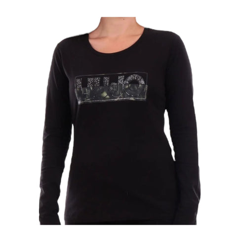 Liu Jo T-shirt T-shirt Donna in cotone a maniche lunghe XS A24 - LIU.JOWF4569JS923 - N9974 - XS - Francavilla Moda